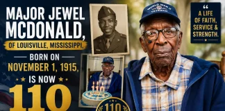 Major Jewel McDonald Becomes Oldest US Man at 110 Major Jewel McDonald oldest man