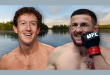 Mark Zuckerberg Spars With UFC Star Merab Dvalishvili on Lake Tahoe Barge Mark Zuckerberg Merab Dvalishvili spar
