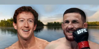 Mark Zuckerberg Spars With UFC Star Merab Dvalishvili on Lake Tahoe Barge Mark Zuckerberg Merab Dvalishvili spar