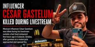 Mexican Influencer César Gastelum Killed on Livestream César Gastelum killed