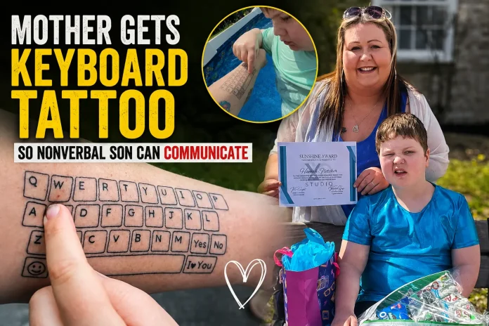 keyboard tattoo for son