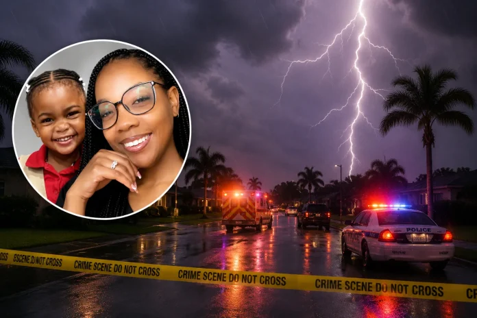 South Florida lightning strike mother daughter killed