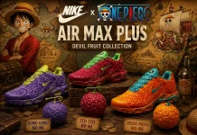 Nike x One Piece Announce New Air Max Plus Devil Fruit Collection Nike One Piece collection