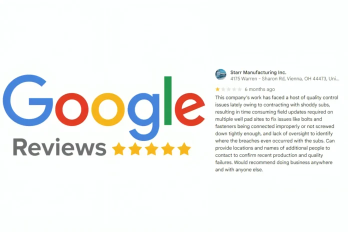 Ohio company sues woman one-star Google review 25000