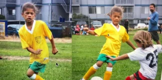 Resurfaced Photos Show Zendaya Playing Football as a Kid in Oakland Zendaya childhood football photos