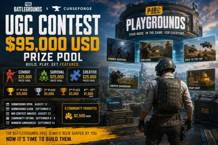 PUBG Offers $95,000 to Modders to Design Game's Next Update