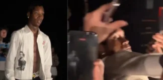 Rapper Nine Vicious Jumps Off Stage into Fan Altercation Nine Vicious fan altercation