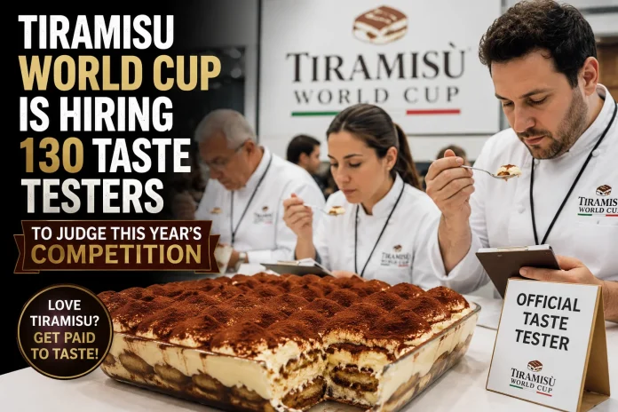 Tiramisu World Cup Is Hiring 130 Taste Testers to Judge This Year's Competition