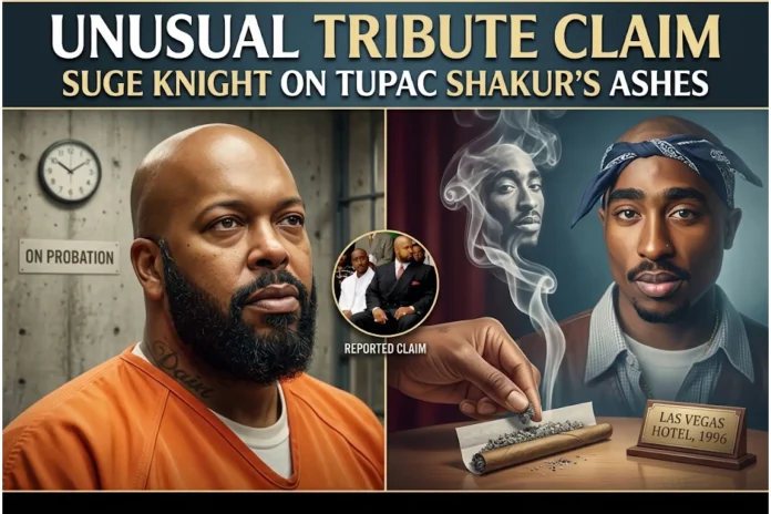 Tupac ashes smoked