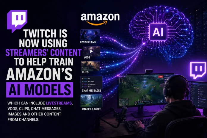 Twitch Amazon AI training