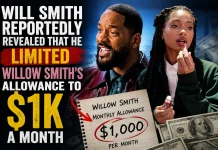 Will Smith Reportedly Caps Daughter Willow’s Monthly Allowance at $1,000 Will Smith