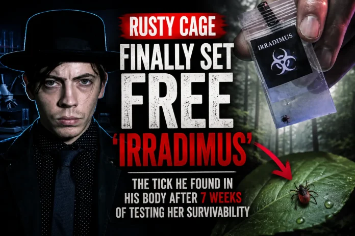 Rusty Cage Lone Star tick