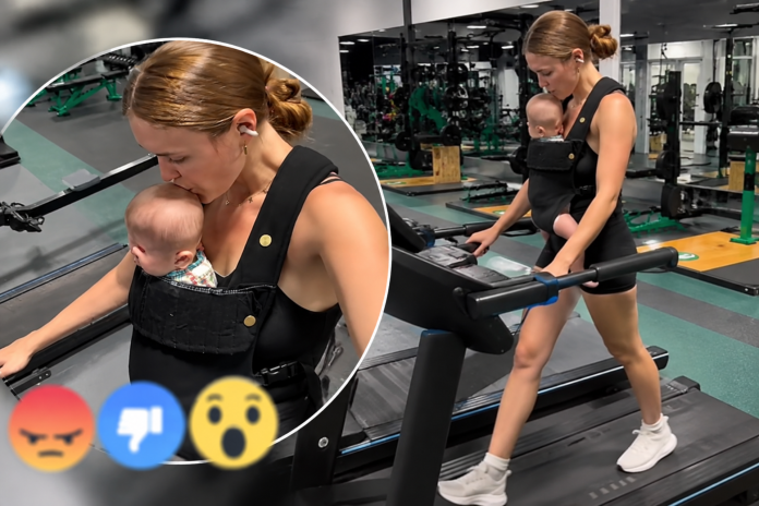 Mom influencer treadmill backlash