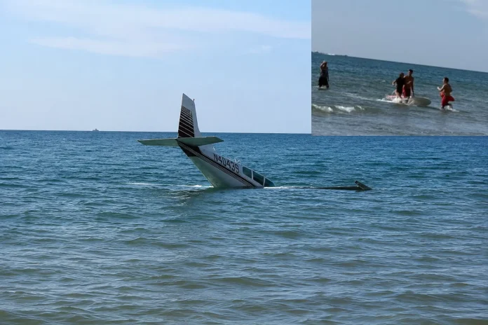 23 year old pilot Atlantic emergency landing