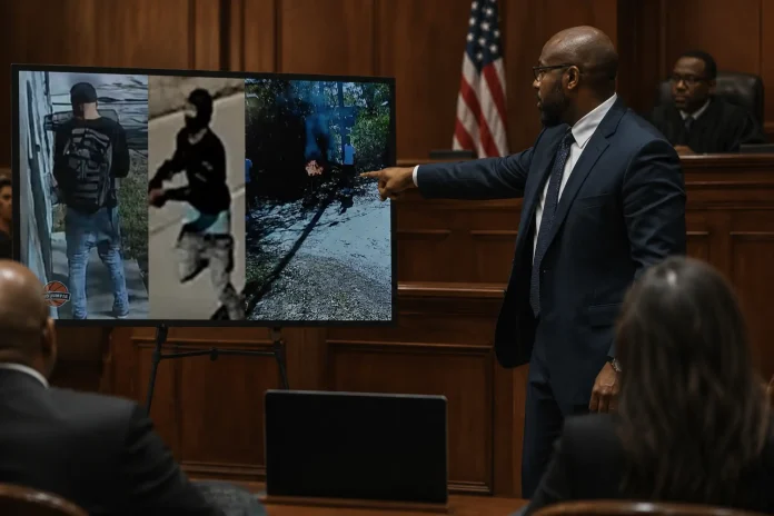 prosecutors jury surveillance footage Mo3 murder trial