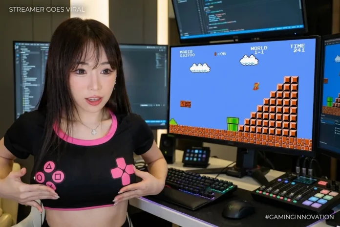 streamer viral body part workable game controller