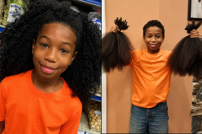 12-Year-Old Boy Spends Years Growing Hair to Donate to Kids With Cancer