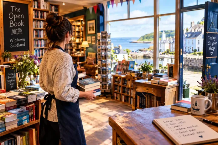There's an Airbnb in Scotland Where Guests Run a Cozy Bookshop for Their Stay