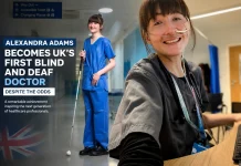 Alexandra Adams Becomes UK’s First Blind and Deaf Doctor Despite the Odds Alexandra Adams Becomes UK's First Blind and Deaf Doctor Despite the Odds
