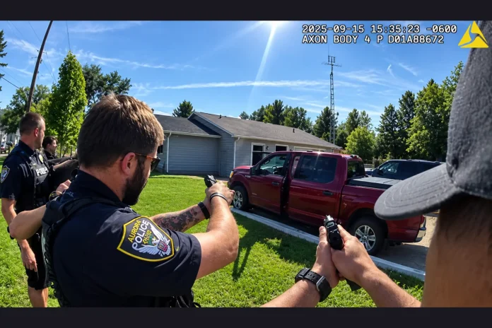 Alliance officers shooting car dealership