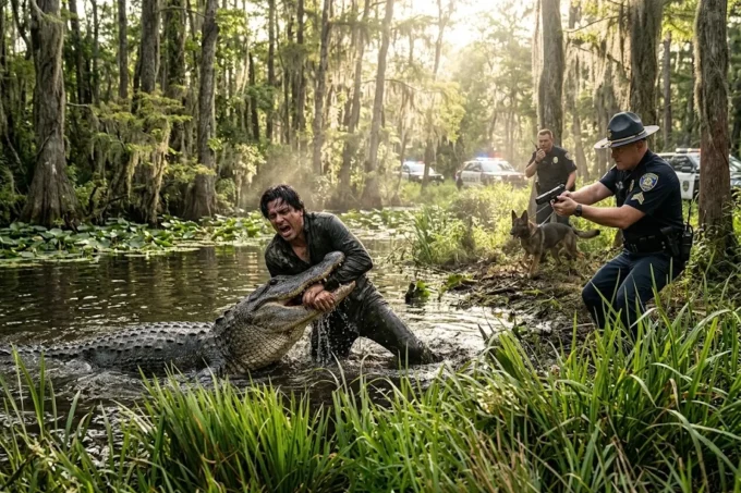 US Police Catch Fugitive After an Alligator Helps Track Him Down