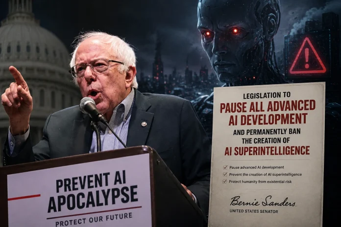 Bernie Sanders Bill Would Pause Advanced AI Development, Ban Superintelligence