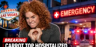 Comedian Carrot Top Reportedly Hospitalized in Las Vegas After Health Crisis Carrot Top hospital