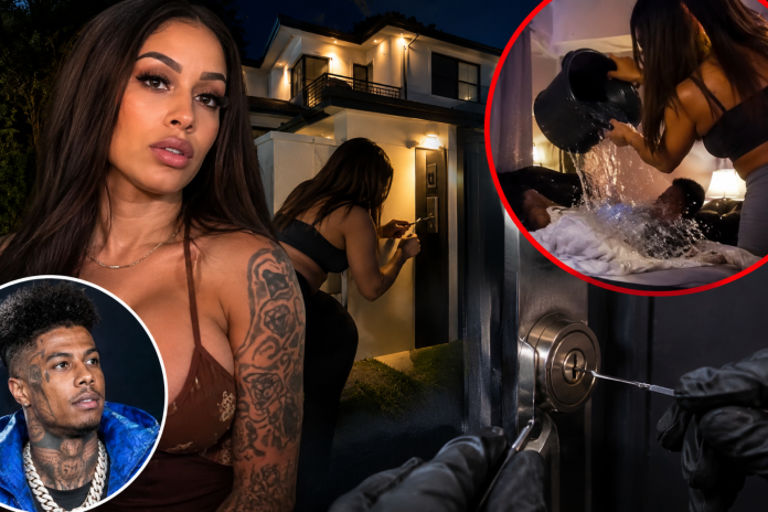 Celina Powell Blueface house incident