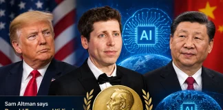 Sam Altman Reportedly Says Trump and Xi Should Get Nobel Peace Prize for AI Deal Altman Nobel Prize Trump Xi