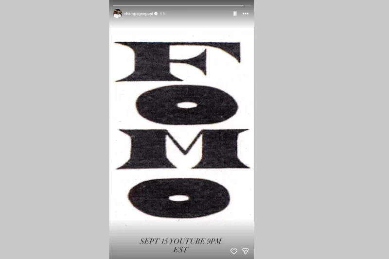 Drake Drops FOMO Poster