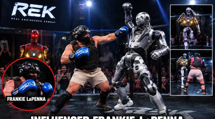 Influencer Frankie LaPenna Reportedly Fights a 6-Foot Robot Live Influencer Frankie LaPenna Reportedly Fights a 6-Foot Robot Live