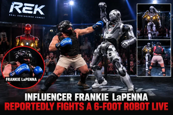 Influencer Frankie LaPenna Reportedly Fights a 6-Foot Robot Live