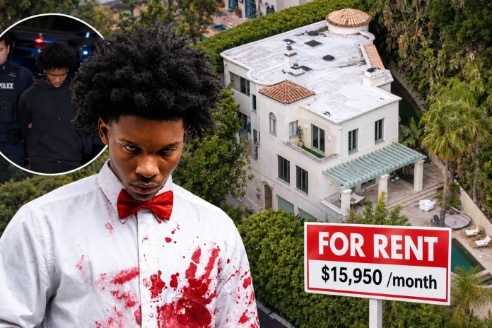D4vd Hollywood Hills house arrested rent 15950 month