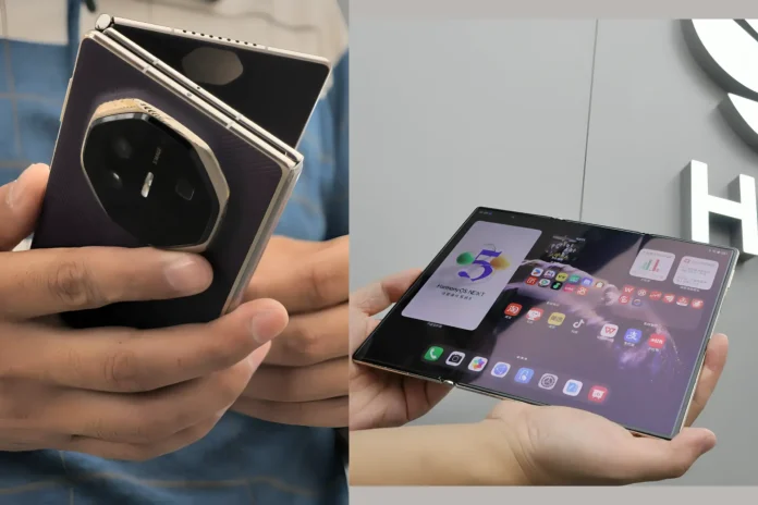 Huawei first triple fold phone in-house chips free US supply restrictions