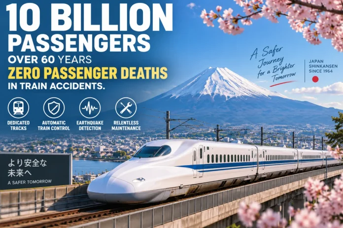 Japan's Bullet Trains Hit 10 Billion Passengers With Zero Crash Fatalities