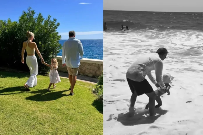 Lady Kitty Spencer Shares Rare Glimpse of Husband Playing With Their Daughter
