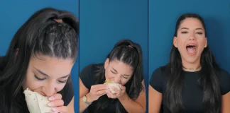 Leah Shutkever Smashes Burrito World Record in 30.75 Seconds Leah Shutkever Smashes Burrito World Record in 30.75 Seconds