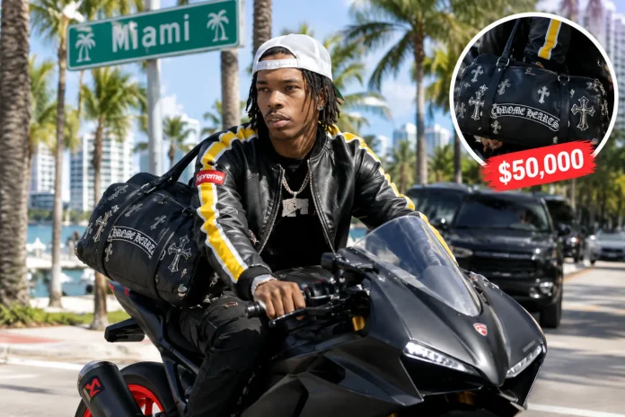 Lil Baby Miami Chrome Hearts
