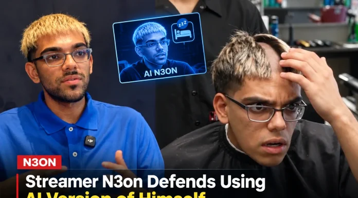 Streamer N3on Defends Using AI Version of Himself to Stream While Sleeping Streamer N3on Defends Using AI Version of Himself to Stream While Sleeping