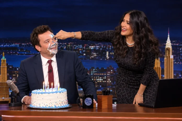 Salma Hayek Jimmy Fallon