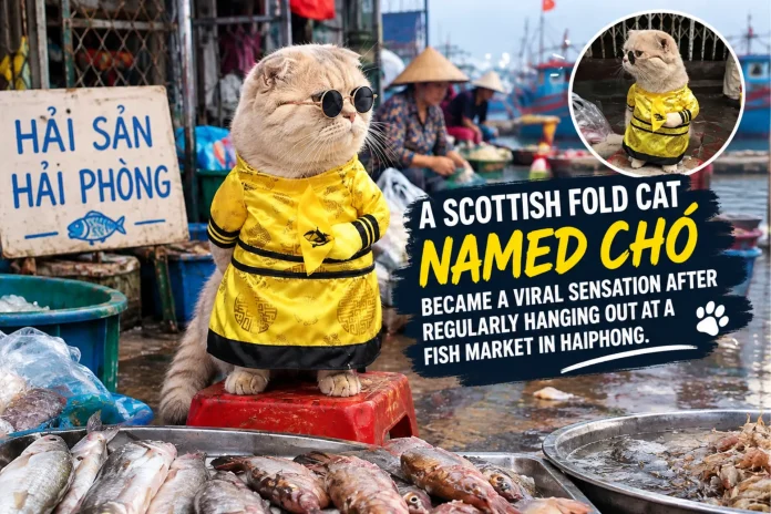 Scottish Fold cat Haiphong