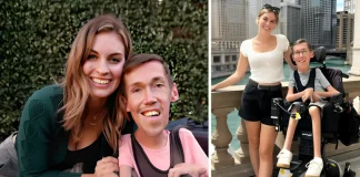 Shane Burcaw and Hannah Aylward Fell in Love Online, Married in 2020 Shane Burcaw Hannah Aylward married spinal muscular atrophy wheelchair
