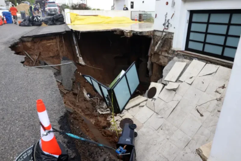 Celebrity Home Joins Growing List of Coastal Disasters in Southern California