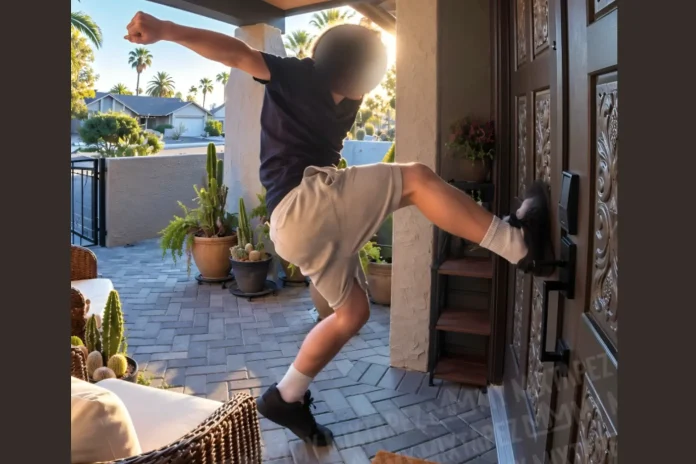 Door Kick Challenge teen Phoenix