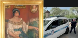 Two Thieves Stole Four Renoir Paintings Worth $10M, Dropped Two While Fleeing two thieves stole four Renoir paintings 10 million museum France dropped garden