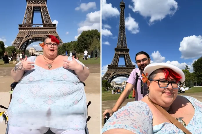Plus-Size Influencer Shows Off Eiffel Tower Outfit, Calls Paris Landmark 'Huge'