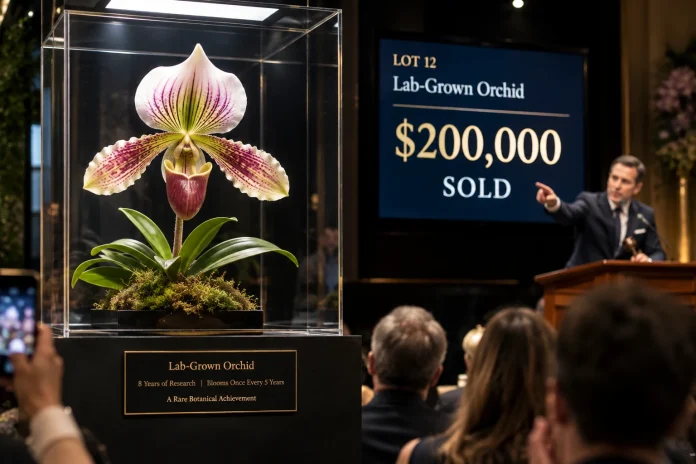 Rare Lab-Engineered Orchid That Blooms Every 5 Years Sells for $200,000