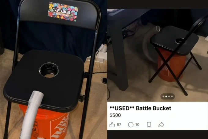 Used Fortnite ‘Battle Bucket’ Toilet Device Sells for $500 Online