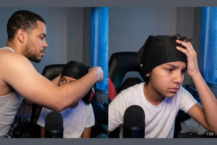 young streamer dad assault live stream crying deleted account