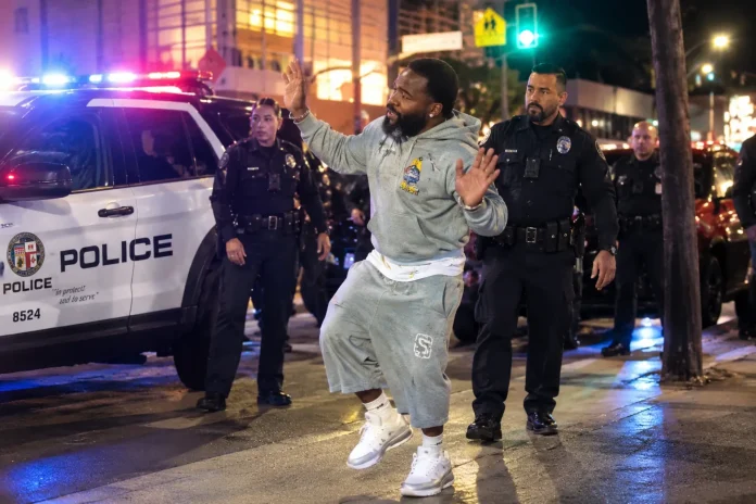 Adrien Broner Dances While Handcuffed by Police Following Los Angeles Detainment